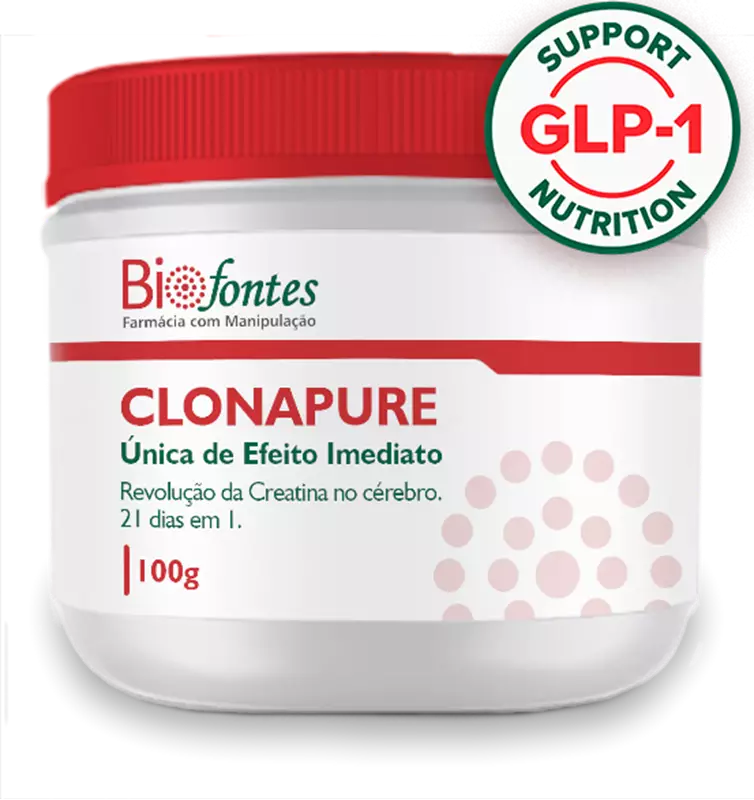 ClonaPure® 100g | Revolução da Creatina no Cérebro 21 dias em 1