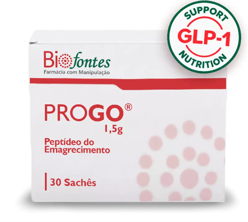 PROGO® 1,5g | Peptídeos do Emagrecimento | 30 Sachês