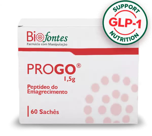 Imagem de PROGO® 1,5g | Peptídeos do Emagrecimento | 60 Sachês