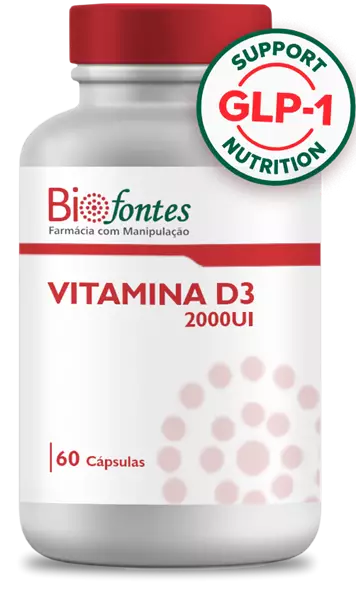 Imagem de Vitamina D3 2000 ui 60 Cápsulas